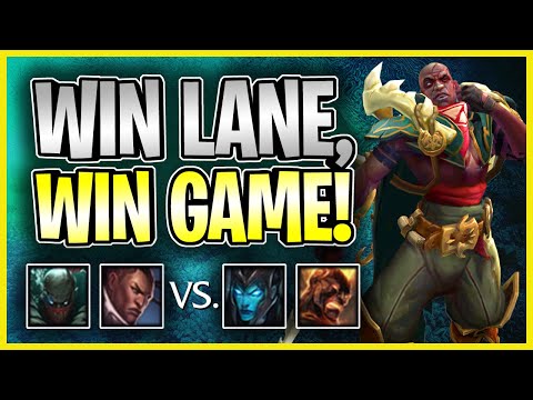 *WIN LANE, WIN GAME!* CHALLENGER PYKE VS. DOUBLE RANGED BOT LANE (FULL GAMEPLAY) - League of Legends