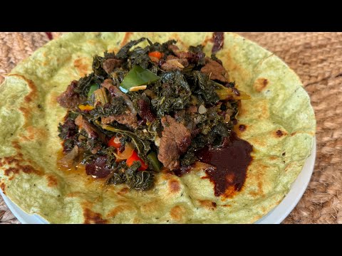 Flavorful Kale & Beef Stir Fry/ Easy Ethiopian- Inspired Recipe