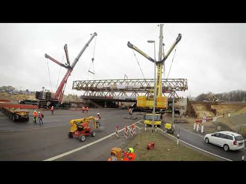 Ostbau - Brückenneubau im Autobahnkreuz Braunschweig-Süd