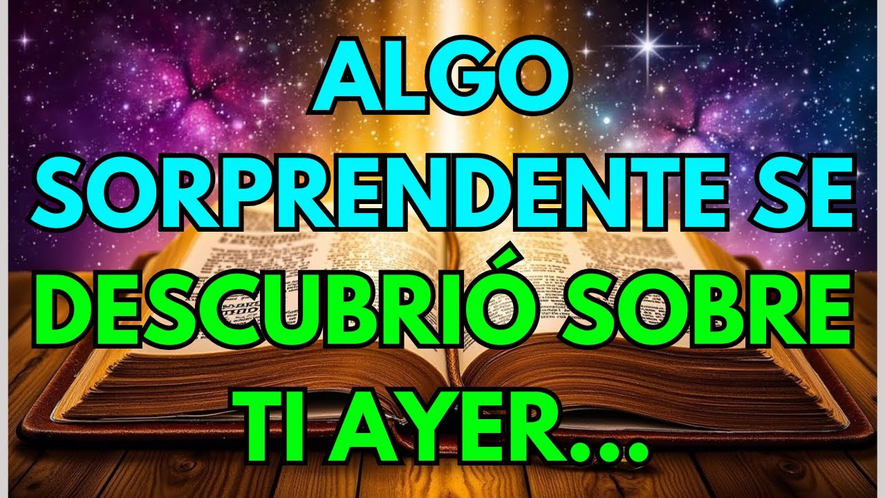 💌 Algo sorprendente se descubrió sobre ti ayer...