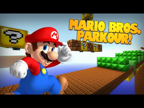 Logdotzip - Minecraft | Super Mario Bros. Parkour! | NES Mario Parkour Remake! (Minecraft Parkour Map)