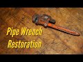 Restoration - Fulton 8" Pipe Wrench - Made in Germany
