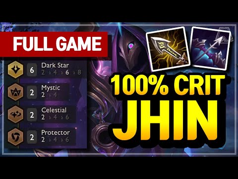 Jhin Carry! (6 Dark Star Comp) - Teamfight Tactics Full Game | TFT Galaxies | Master