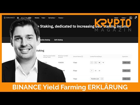 Binance Yield Farming Erklärung