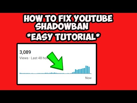 How To Fix A Youtube Shadow Ban Tutorial - REMOVE Youtube Shadowban Videos No Longer Getting Views