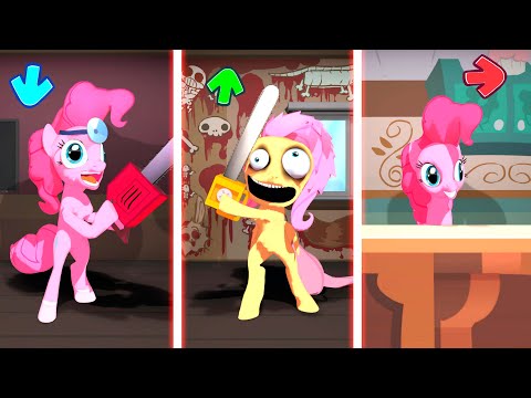FNF Characters Test 3D Animation Vs GamePlay Comparison Elements of Insanity MLP