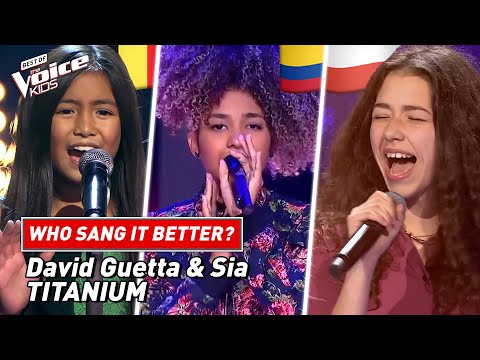 Who sang David Guetta & Sia's "Titanium" better? | The Voice Kids