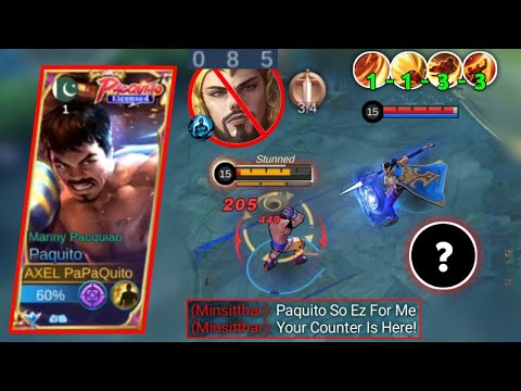 BUFF PAQUITO VS NEW REVAMPED MINSITTHAR IN SIDELANE FULL EXPLAINED TUTORIAL | MLBB