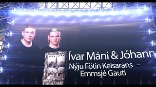 preview picture of video 'Söngkeppni NFSu 2014 - Ívar Máni og Jóhann Karl - Nýju Fötin Keisarans (MC Gauti cover)'