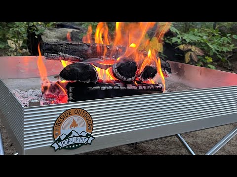 Is This The Best Portable Firepit ? POP UP PIT from Fireside Outdoor !