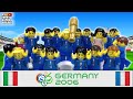 Italy World Cup Champions 2006 In Lego Football Germany 2006 Italia Campione Del Mondo