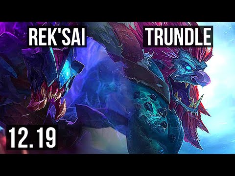 REK'SAI vs TRUNDLE (JNG) | 71% winrate, 14/2/5, Legendary | EUW Master | 12.19