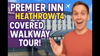Heathrow Airport: Premier Inn at Terminal 4 - Covered walk way