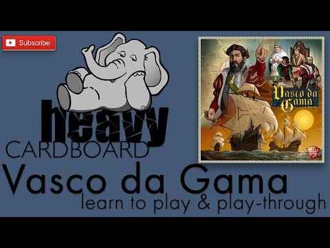 Vasco da Gama Play-through & Teaching by Heavy Cardboard