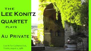 Lee Konitz quartet 1986