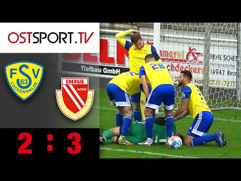 2 Platzverweise, eine schwere Verletzung: Luckenwalde - Energie Cottbus 2:3 | Regionalliga Nordost