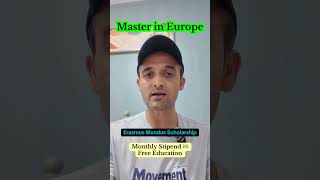 Erasmus Mundus Scholarship 2026 for master in europe