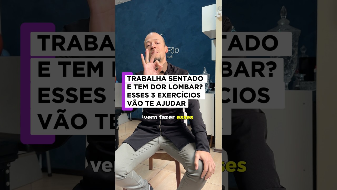 Exercícios para quem trabalha sentado