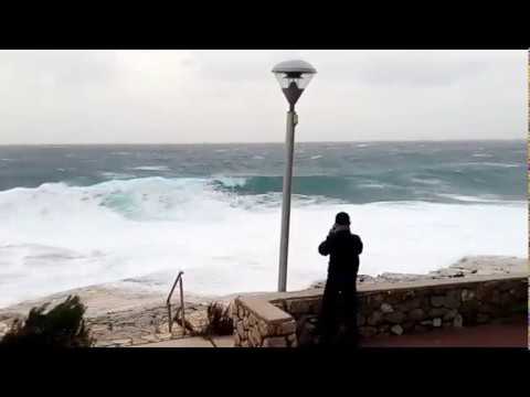 Orkansko Jugo, Mali Lošinj 29.10.2018