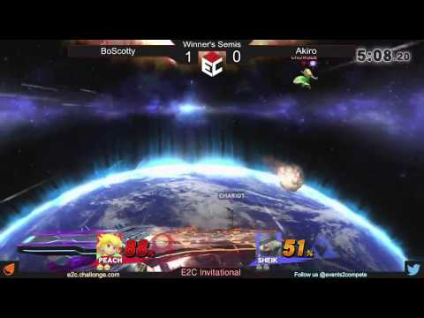 (E2C) Summer Circuit Finale (Singles): BoScotty (Peach) vs. Akiro (Sheik)