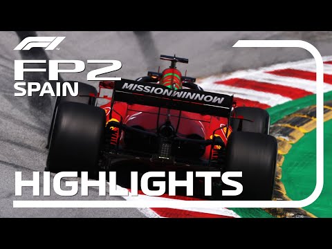 F1第4戦スペインGPフリープラクティス2のハイライト動画