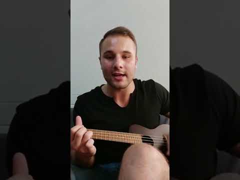 Ruben Liversage  "Somewhere over the rainbow" on ukulele.