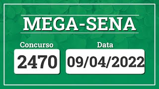 Capa de MEGA-SENA 2470