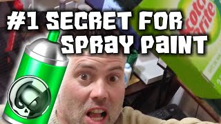 How to Spray Paint Anything - smoothing your layers - the best spray paint tool