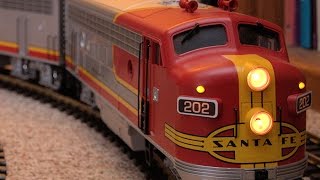 LGB G-scale Santa Fe Model Train Inside The House