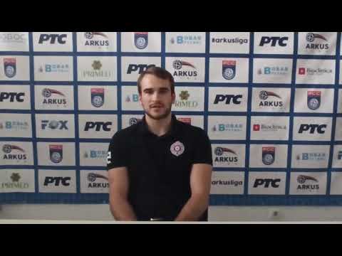 Najava 10. kola plej-ofa ARKUS lige - kapiten ekipe Partizana - Ivan Mićić