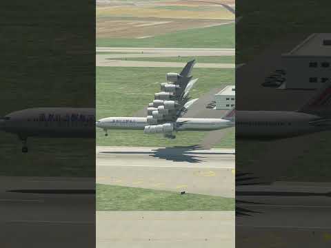 A passenger plane with 32 engines with strange wing has landed. How about the design of this plane?