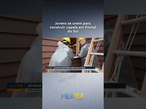 🙏 Em apenas quatro dias, 120 jovens do Brasil e do México se uniram para construir uma capela .