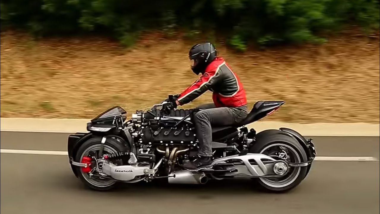 Lazareth LM 847: The Wild Four-Wheel Motorcycle Powered by a Ferrari ...