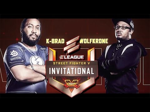 KBrad Vs Wolfkrone DRAMA [ELeague] [SF5]