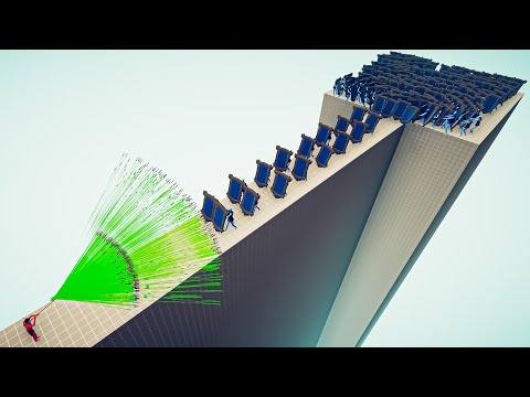 EPIC MIRROR SHIELD ARMY vs EVERY GOD - Totally Accurate Battle Simulator TABS