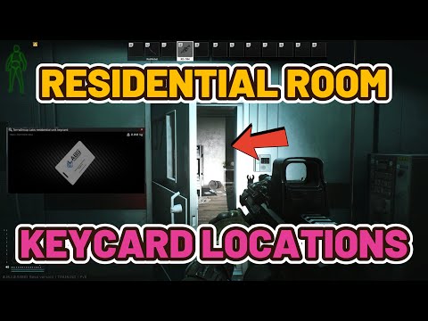 Residential Room Keycard Locations - Labs - Escape from Tarkov #escapefromtarkov #tarkov