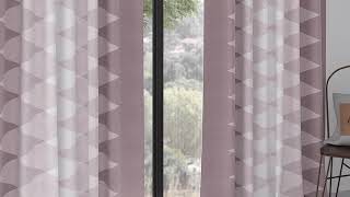 Комплект штор «Лоринфес (пудра)» — видео о товаре