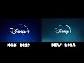 Disney Logo Intro Old And New Comparison 2019 2024