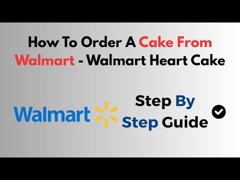 How To Order A Cake From Walmart - Walmart Heart Cake