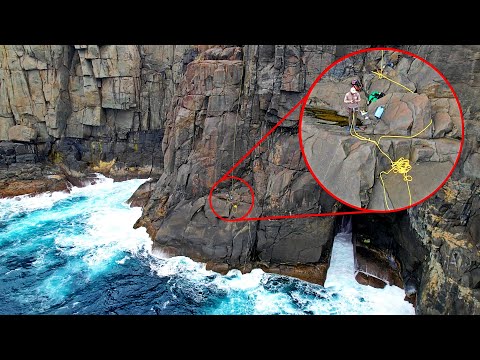 Fishing from a Massive Cliff
