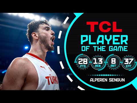 Alperen Sengun (28 PTS) puts up near triple-double in TUR 🇹🇷 win over SRB 🇷🇸 at #EuroBasket 2025!