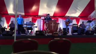 Flaming Fire Ministries (Cree Hymn) Perch River Family Campmeeting 2015
