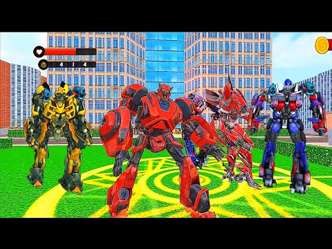 Transformers Wars of Robot - Bumblebee Autobot Battle Save City | Android iOS Gameplay