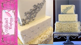Winter is here! This Wedding Cake is perfect for a Winter Wedding.
