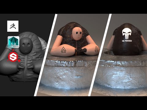 Autodesk Maya 2019, Zbrush, Painter (3D Modeling)