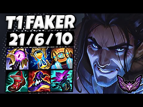 T1 Faker Sylas vs Taliyah [ MID ] Patch 25.24 Ranked Korea