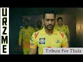 Enga Thalaivan Mugam Enga Brand Small Tribute For Thala CSK Chennai Super Kings URZ ME