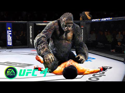 UFC4 Bruce Lee vs King Kong EA Sports UFC 4 PS5