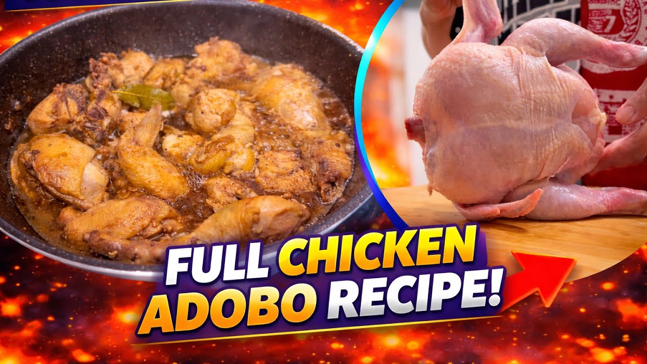 Sobrang Sarap! Buong Manok Adobo Challenge! 🍗