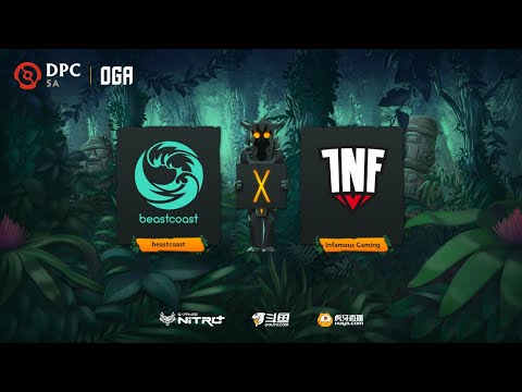 beastcoast vs Infamous Gaming | OGA DPC SA Regional League Upper Division (BO3) | - Game 2